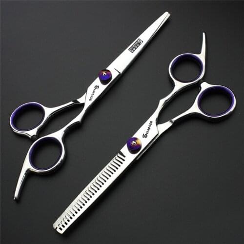 2017 new 6 inch stainless steel professional hairdresser hairdressing scissors hairdressing salon dedicated hair styling set