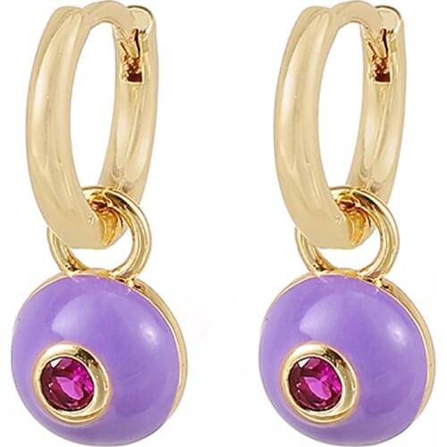 ZHINI New Gothic Water Drop Earrings for Women Boho Geometric Circle Gold Earring Statement Earring Wedding Fashion Jewelry Gift