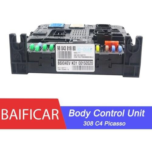Baificar New Genuine Modul Body Control Unit BSI FuseBox Fuse Box ECU BSI04EV K01 For Peugeot 308 Citroen C4 Xsara Picasso