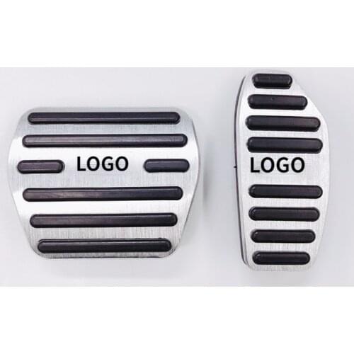 Aluminum Alloy Car Accelerator Fuel Brake Pedals Clucth Foot Pedal Cover For Renault Kadjar 2017 2018 Accessories