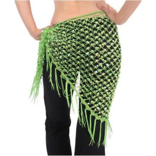 Belly dance accessories belt for oriental belly dance costumes artificial silk belly dance hip scarf