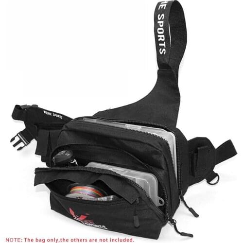 Fishing Lure Waist Bag Multifunctional Fishing Tackle Bag Fishing Gear Storage Pouch For Fishing Mountaineering Cycling Bag