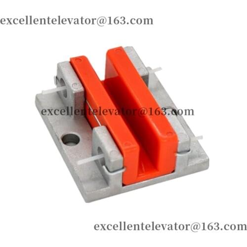 Elevator Counterweight Guide Shoe Length 80mm Groove Width 10mm Use for Kone