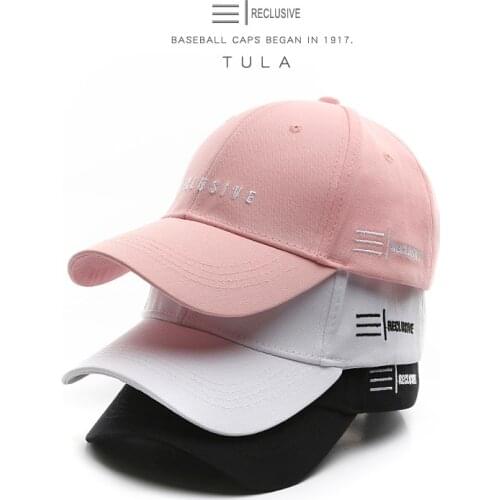 Hat Fashion Popular Letter Three Horizontal Style Baseball Cap Male Summer Outdoor Casual Peaked Cap Female in Stock Wholesale