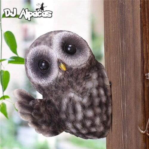 Owl Tree Hugger Garden Peeker Yard Art Party Cosplay Props Outdoor Whimsical Tree Sculpture Garden Decoration