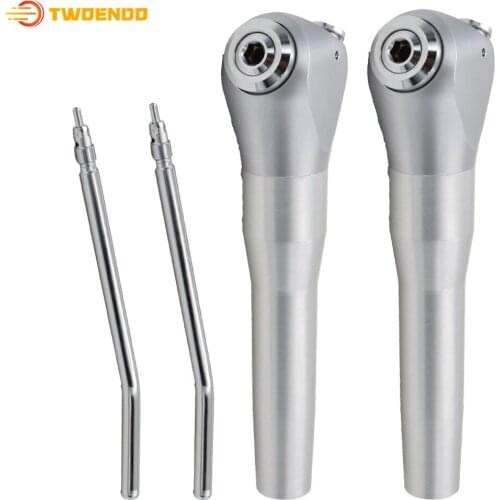 Dental Syringe Triple Air Water Syringe with Two Nozzles Tips 3 Way Dentist Material Straight Syringe Tube for Dental Unit Chair