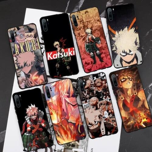 Katsuki Bakugo BNHA Phone Case For Huawei P20 P30 P40 lite Pro P Smart 2019 Mate 10 20 Lite Pro Nova 5t