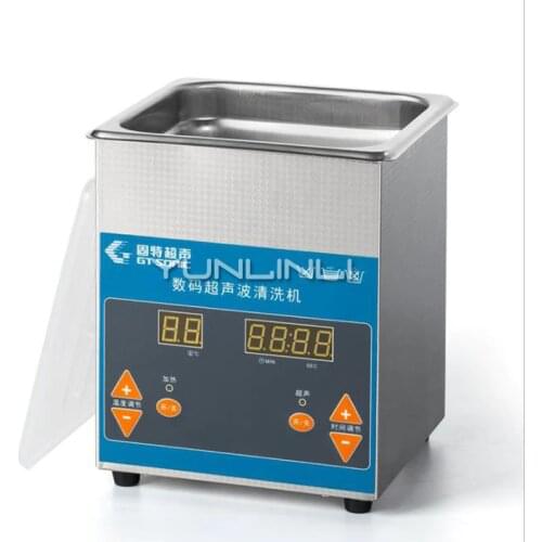 Small Size Ultrasonic Cleaner 1.3L Digital Control Ultrasonic Cleaning Machine Watch/Jewelry Ultrasonic Washing Unit VGT-1613QTD