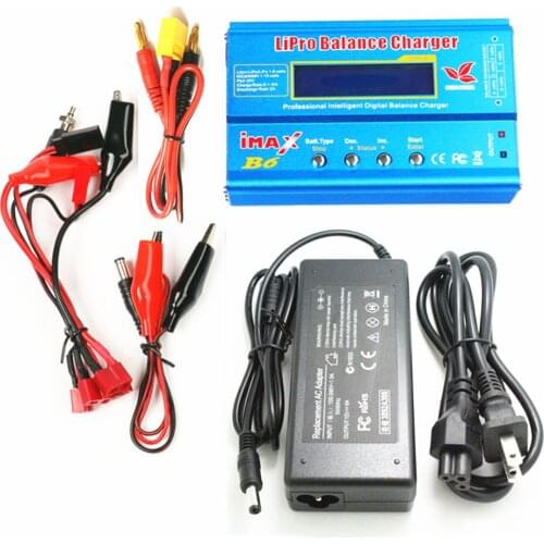Imax b6 80W Lipo Charger For Lipo NiMh Li-ion Ni-Cd Battery Balance Charger Discharger With 15V 6A Power Supply Optional