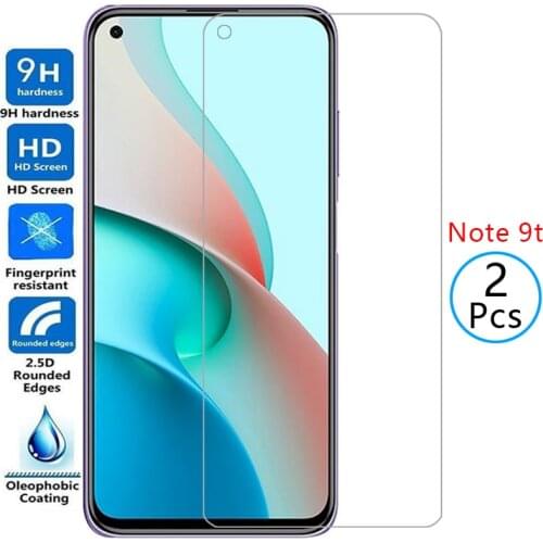 Protective tempered glass for xiaomi redmi note 9t screen protector on ksiomi readmi note9t not 9 t t9 not9t film redmy red mi