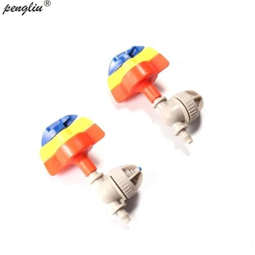 10pcs-pack Misting Sprinkler With Nozzle Spray Sprinkler Garden and Lawn Micro Irrigation System IT030