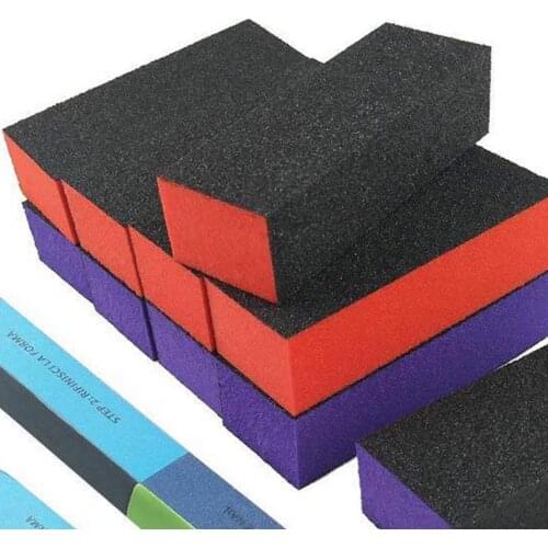 12Pcs/Set Nail Art Buffers Sponge Nail Sanding Block Frosted Sandpaper Polishing Grinding Buffer Pedicure Manicure Tools