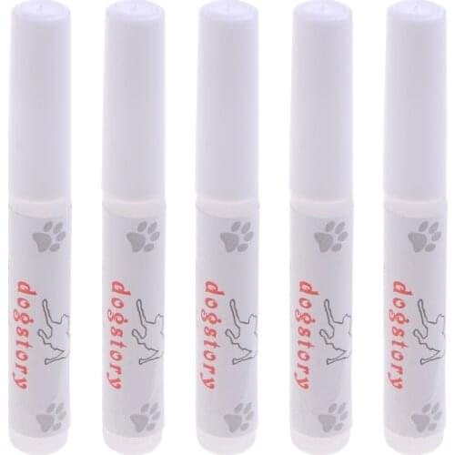 5Pcs Pet Dog Cat Nail Protector Covers Claw Paws Caps Gel Adhesive Glue