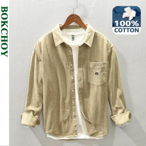 Мужские теплые рубашки BOKCHOY China At AliExpress