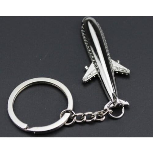 Boeing Aircraft Keychain Airplane Pendant Key Chain Holder Keyring Car Styling For Dacia Fiat 500 Punto Little Things Gift 2020