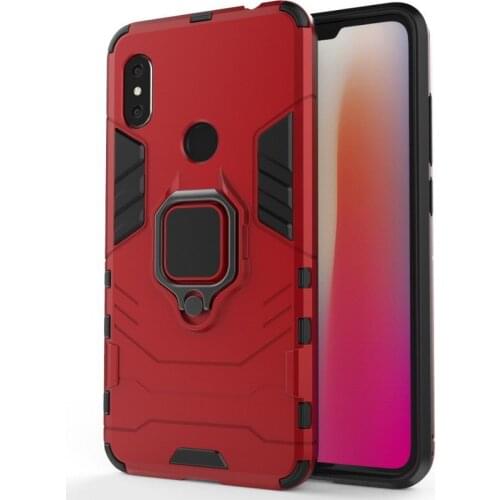 Bracket Ring Holder Phone Case for Xiaomi Redmi Note 6 case iron Stand Hard Hybrid Cover For Xiaomi Redmi Note6 Pro Capa