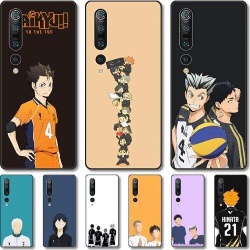 Hot japan anime Phone Case For Xiaomi MI 11 10 9 5g Lite Ultra Pro Note S Black Shell Cover