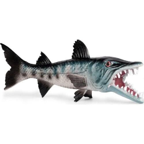 Simulation Marine Life Model Deep-sea Fish Bering Wolf Fish PVC Action Figure Collection Education Kids Toy Gift