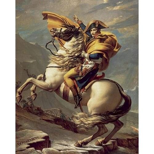 GATYZTORY 60×75cm Painting By Numbers Napoleon Pictures By Number Figure On Canvas Home Decoration DIY Gift Wall Art