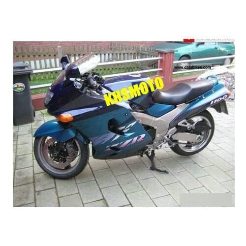 Custom cyan blue Fairing kit for 1993 2003 KAWASAKI Ninja ZZR1100 93-03 ZZR 1100 ZX-11 ZZR1100D 93 94 01 02 03 fairings