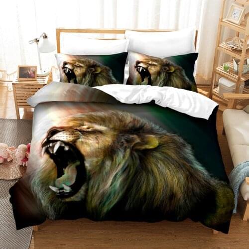 Bedding Set 3D Print Design Duvet Cover Sets King Queen Twin Size Dropshipping gife Wolf animal
