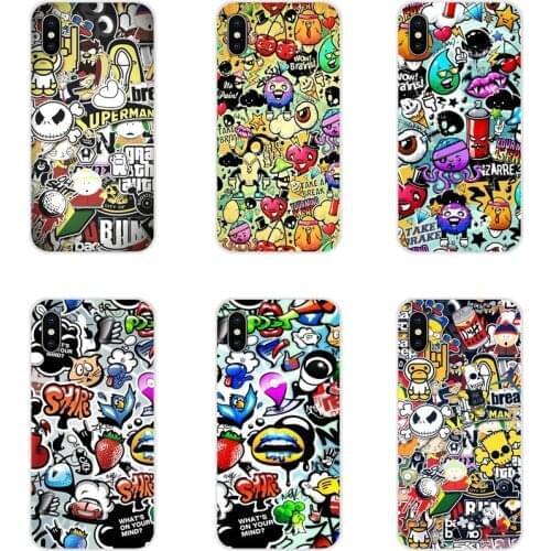 Cute Cartoon Graffiti For Samsung Galaxy J1 J2 J3 J4 J5 J6 J7 J8 Plus 2018 Prime 2015 2016 2017 Accessories Phone Cases Covers