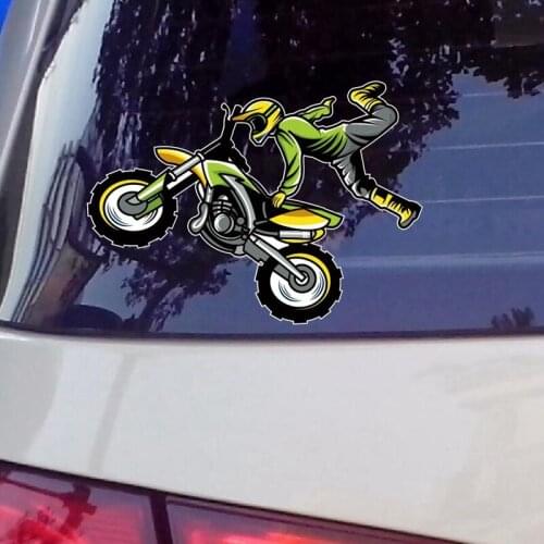 16cmx11.5cm Motorbike Car Body Decal Car Side Window Stickers Motorcycle Decorations for Dirt Bike