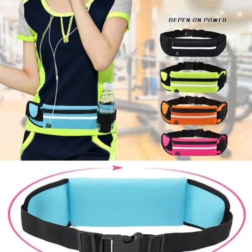 New Outdoor Running Waist Bag Waterproof Anti-theft Mobile Phone Holder invisible kettle Belt Belly Bag Women Gym Fitness Bag