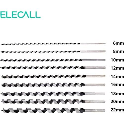 Elecall New Twist Drill Bit 460mm For Metal Quality Sarbon Steel Drilling Woodworking Tool 6/8/10/12/14/16/18/20/22mm