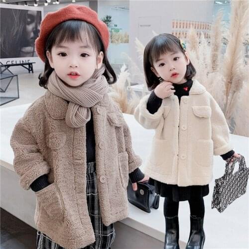 Girls Babys Kids Coat Jacket Outwear 2021 Charming Winter Autumn Thicken Warm Overcoat Top Sport Cardigan Childrens Clothing