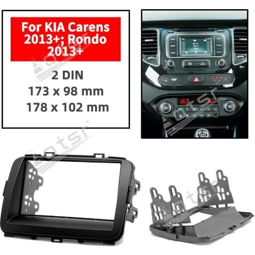 11-423 Top Quality Radio Fascia for KIA Carens 2013+ Rondo 2013+ Stereo Fascia Dash CD Trim Installation Kit