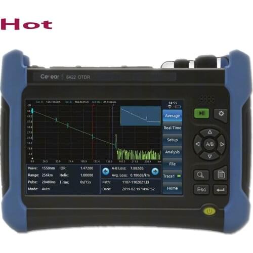 Pro mini OTDR Fiber Optic Reflectometer 1310/1550/1625nm VFL dynamic range 37/35/35 FTTH active Fiber Cable Ethernet Tester tool