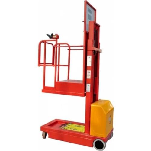 Qiyun Factory price 300kg 3m DC power Warehouse Picking up Machine Self Propelled Electric Order Picker