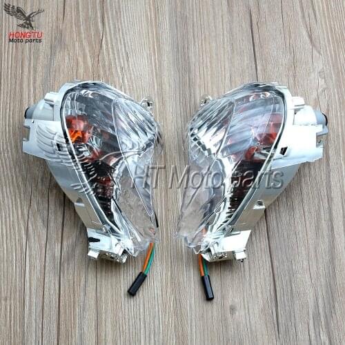 With bulb White cover Motorcycle Rear turn signal light Lamp Assembly For Suzuki Hayabusa GSXR1300 GSX1300R 2008 2009 2010 2011