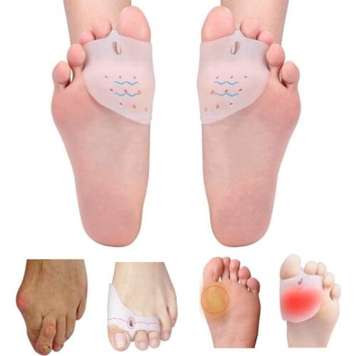 Silicone Toes Separator Bunion Bone Ectropion Adjuster Soft Gel Insoles Foot Care Tools Relieve Pain Hallux Valgus Corrector