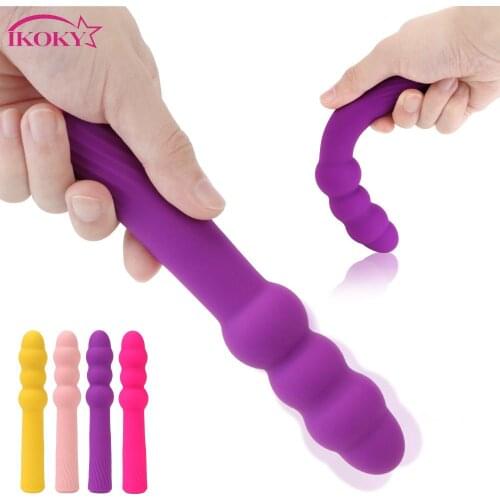 G Spot 9 Speed Clitoris Stimulator Dildo Vibrator Anal Beads Vibrator Thread Massager Sex Toys for Woman