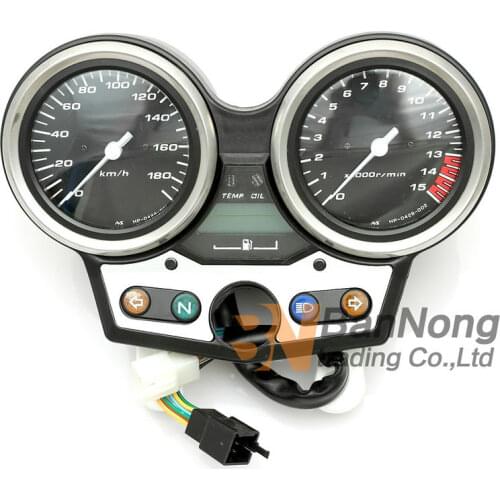 Motorcycle Gauges Cluster Speedometer Tachometer Meter Odometer Instrument Assembly For Honda CB400 SF vtec 1999-00-2001
