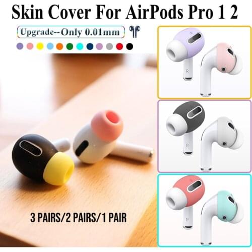 Earpads For Apple AirPods Pro 1 2 Ear Covers Hooks Tips Eartip For AirPod 3 Earphone Silicone Protective Skin Cover Case Earpod