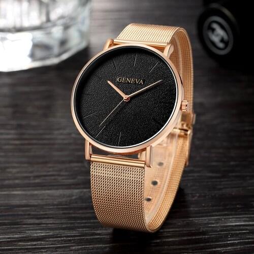 2019 Hot Women Watches Bayan Kol Saati Fashion Rose Gold Silver Ladies Watch For Women Reloj Mujer Saat Relogio Zegarek Damski