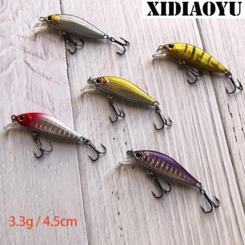 1pcs Mino slowly sinking long-range throwing upmouth sea bass 3.3g / 4.5cm lure bait