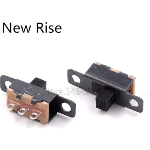 100Pcs SS12F15 SS12F15VG4 Toggle Switch 3PIN 1P2T Slide Switch Handle high 4mm