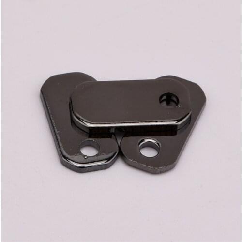 12 * 6mm Glossy Single Hole Rounded Corner Oval Sheet Copper Pendant DIY Handmade Jewelry Accessories