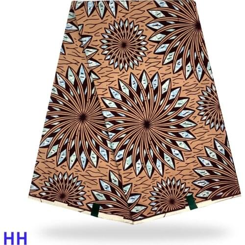 2021 Best Quality African Pattern Ankara Wax Cotton Fabric Nigeria Clothing Fabric Suitable for Dress Party H210902