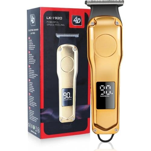 2021 New USB Rechargeable Hair Clipper Electric Hair Trimmer Shaver Trimmer 0mm Cordless Men Barber Beard Hair Cutting Machine