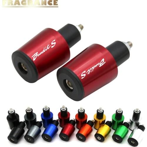 Motorcycle Accessories 7/8'' 22MM Handlebar Grips Handle Bar Cap End Plugs For Suzuki Bandit S