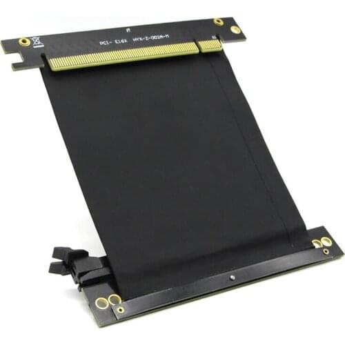 Pci-e 16x dual reverse graphics card extension cable pci-e extension cable z-type desktop graphics adapter cable ITX case