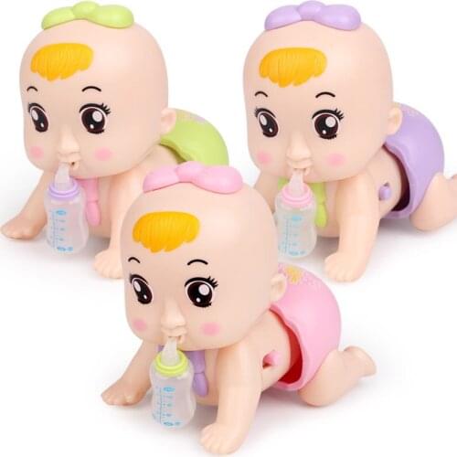 Electric Crawling Baby Music Educational Crawling Doll 0-1 Years Old Baby and Infant Learn to Crawl Toys girls toy