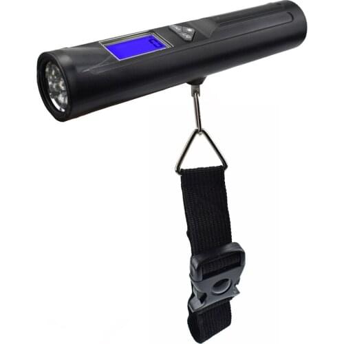 40kg x 10g Mini High Precision LCD Display Digital Electronic Luggage Scale Portable Weighing Hanging Scale with Flash Light