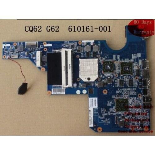 Placa Mae For HP g62 Series Laptop Motherboard CPU P/N: 610161-001 g62-a55sg in good condition