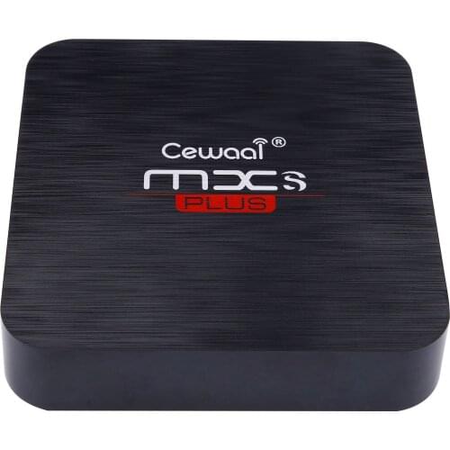 Durable Media Player Video Multilingual Audio 1080P ABS Plastic WIFI Black HD TV Box Receivers Quad Core TV for Cewaal MXS Plus
